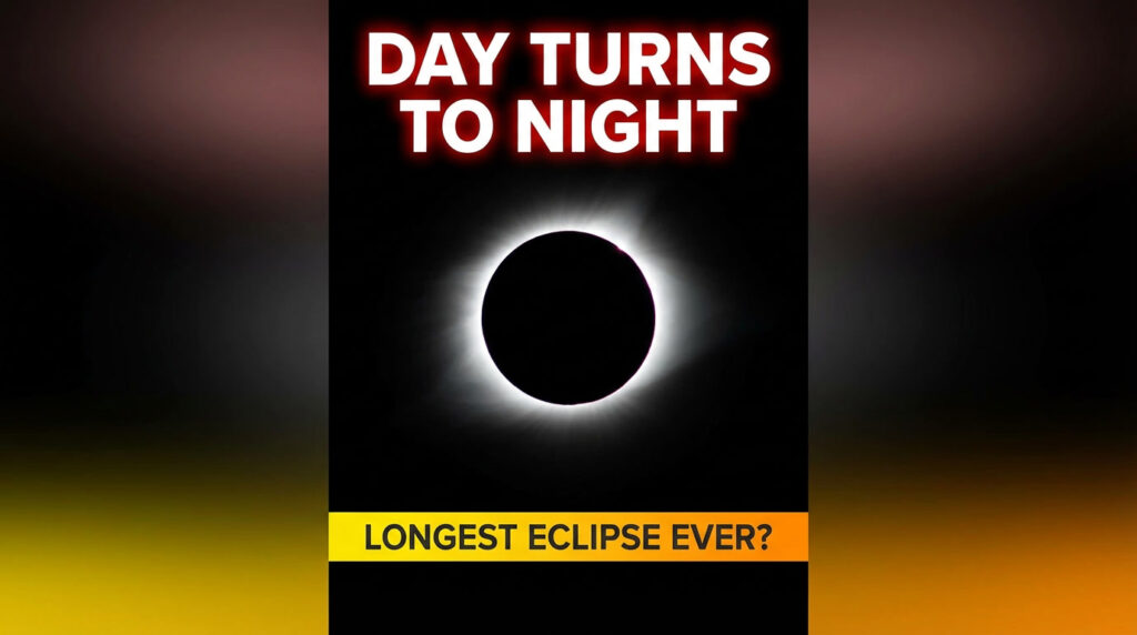 Day set to turn into night as the longest solar eclipse