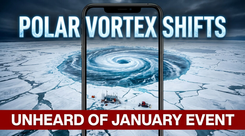 A major polar vortex disruption is on the way