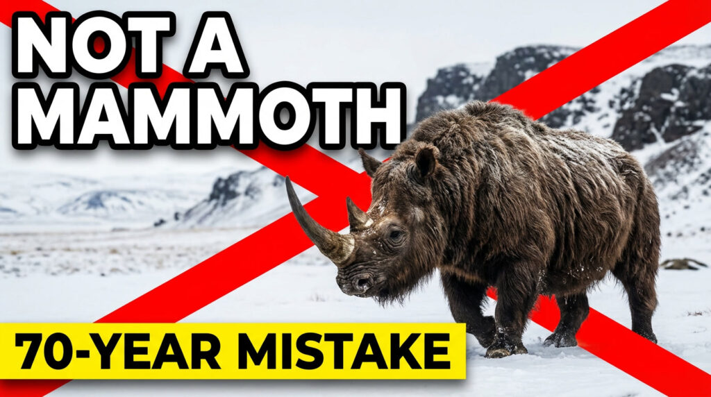 'Mammoth' Bones Kept in a Museum For 70 Years