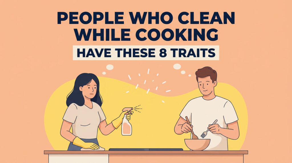 Psychology says people who clean as they cook